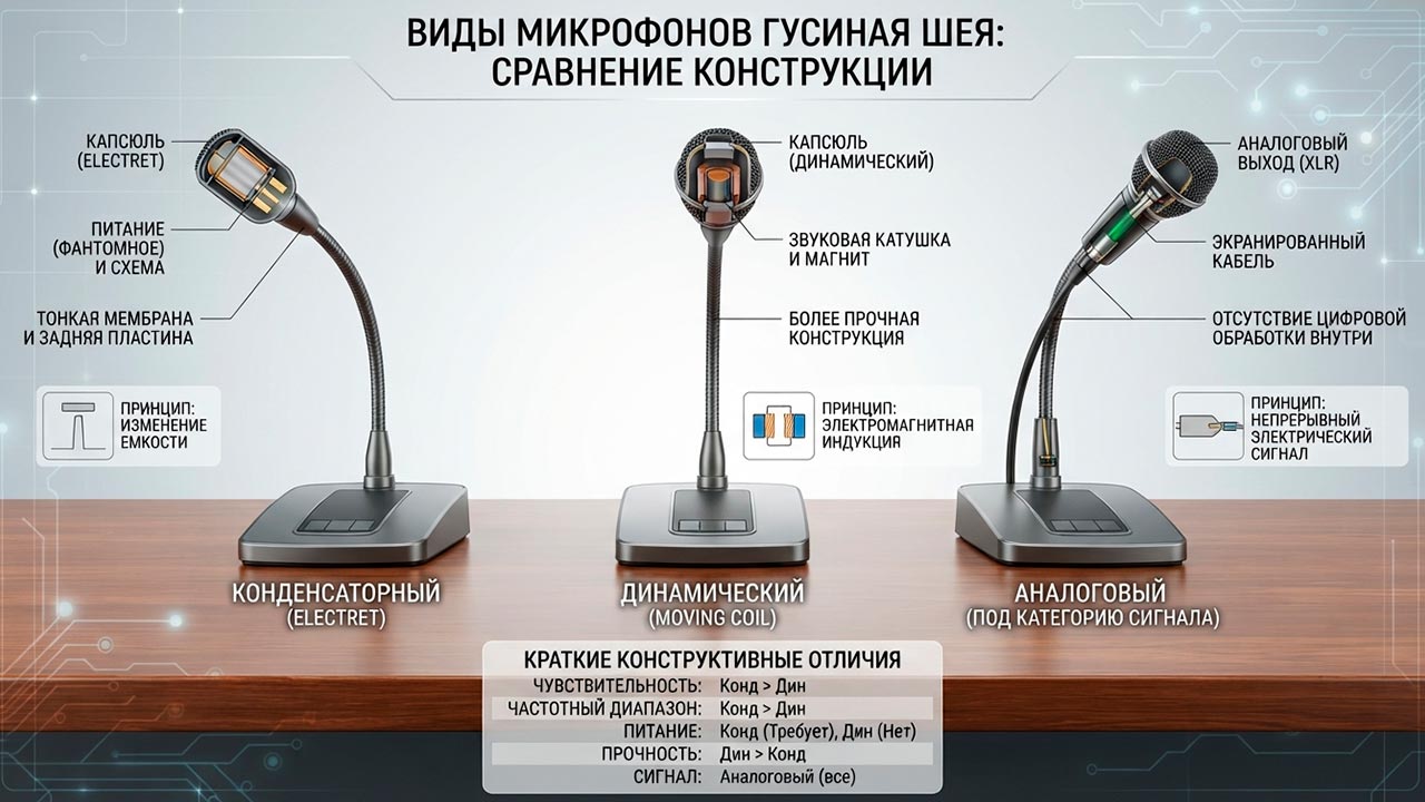 Основные-виды-микрофонов-&laquo;гусиная-шея&raquo;