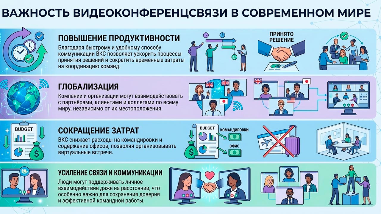 Важность видеоконференц связи в современном мире