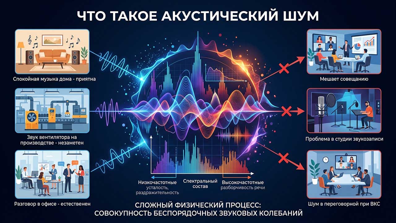 что такое акустический шум