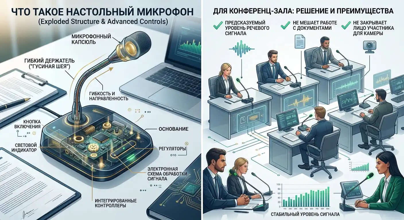что такое настольный микрофон