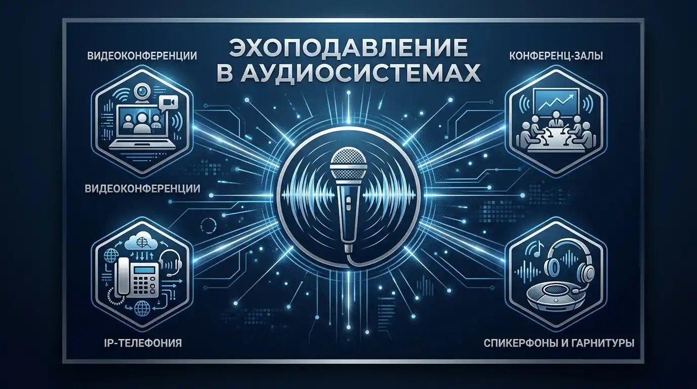 Где применяется эхоподавление