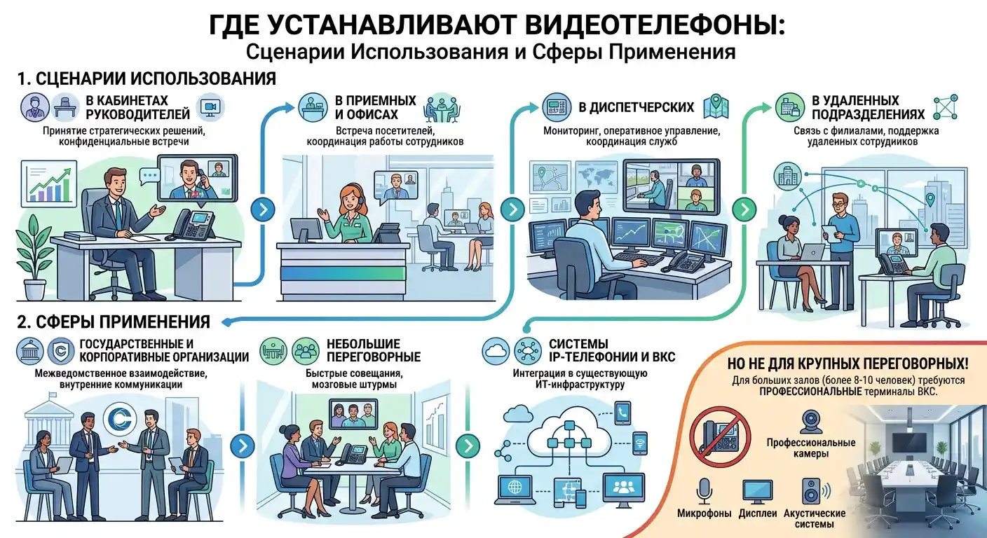 где устанавливают видеотелефоны
