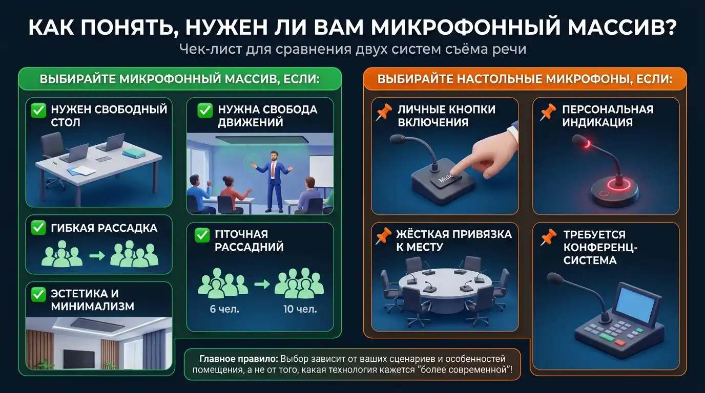 как понять, нужен ли микрофонный массив