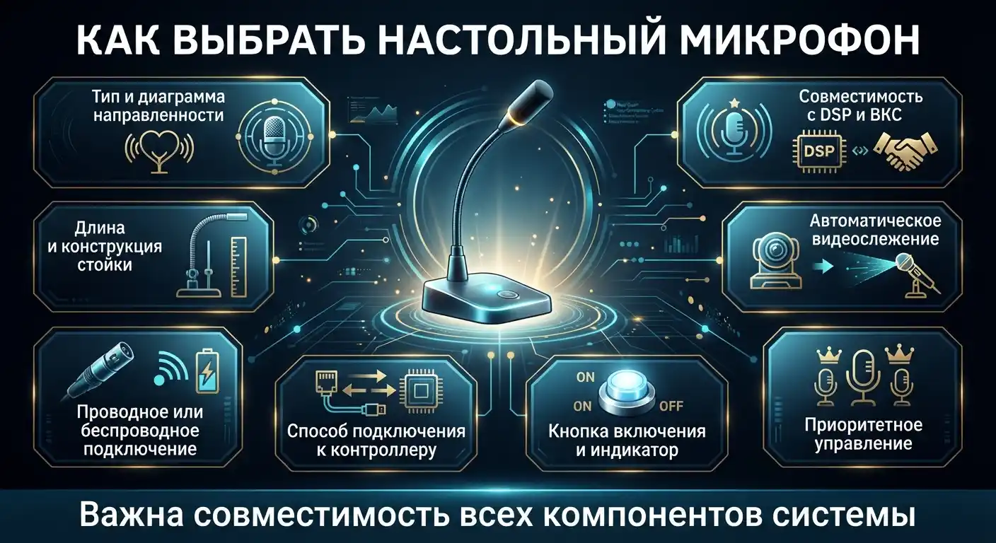 как выбрать настольный микрофон