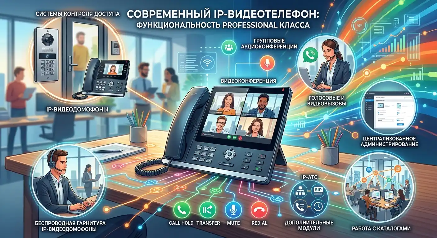 какие функции есть у современных видеотелефонов