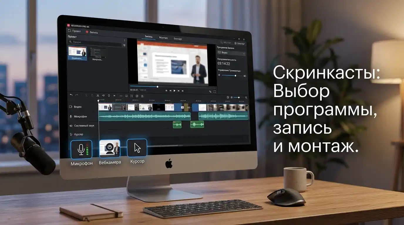 Какие программы подходят для создания скринкастов