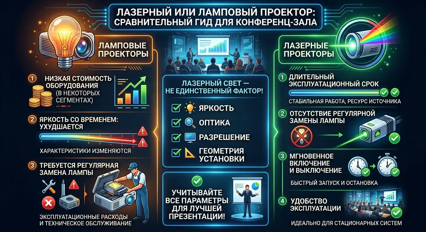 лазерный или ламповый проектор