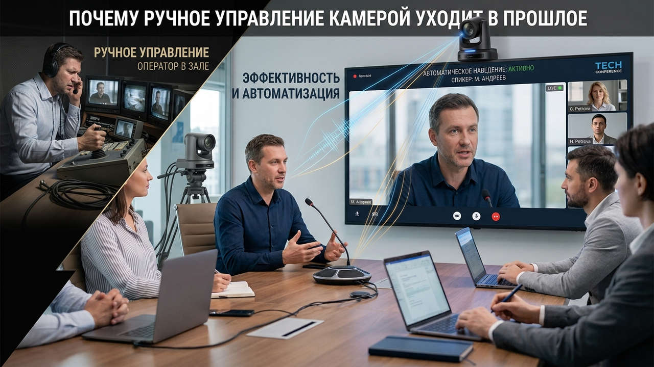 почему ручное управление камерой постепенно уходит в прошлое