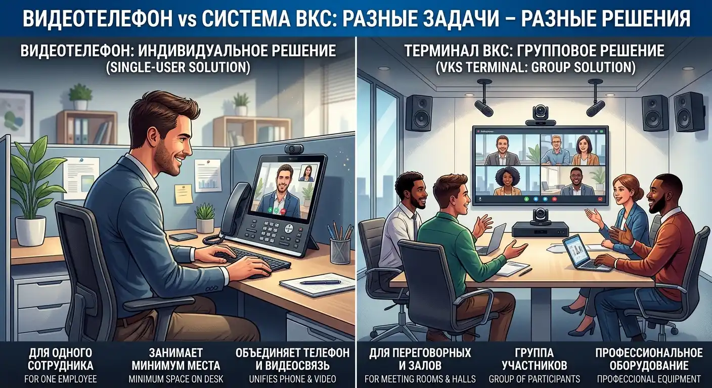 видеотелефон и система вкс это не одно и то же
