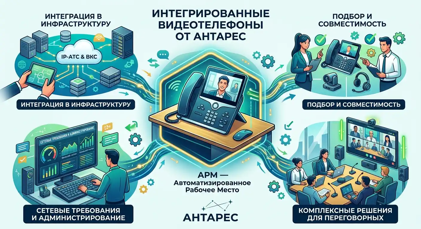 видеотелефоны в проектах антареса